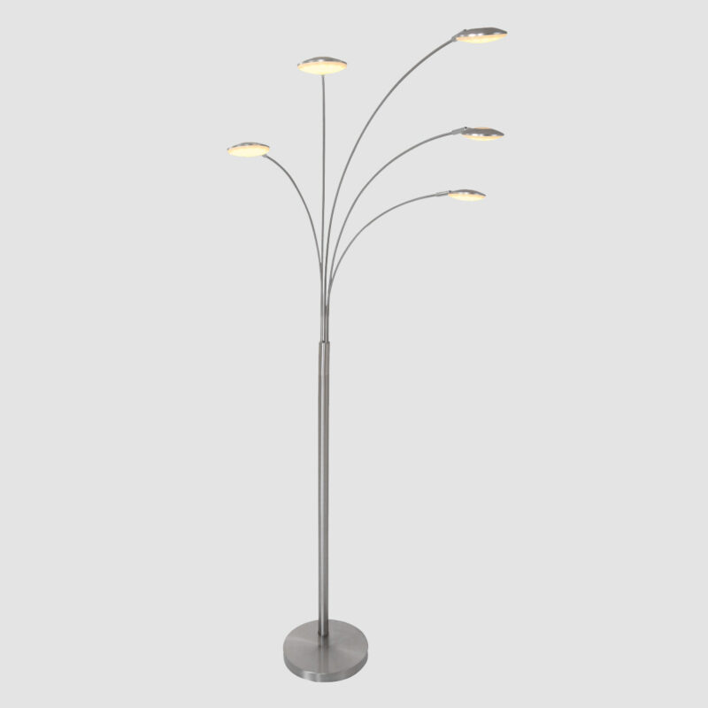 Moderne 5-lichts vloerlamp 1327ST – Stijlvolle LED booglamp met dimfunctie - Afbeelding 18