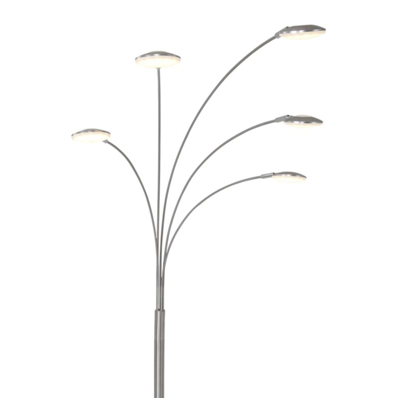 Moderne 5-lichts vloerlamp 1327ST – Stijlvolle LED booglamp met dimfunctie - Afbeelding 20
