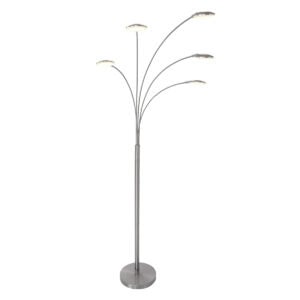 Moderne 5-lichts vloerlamp 1327ST – Stijlvolle LED booglamp met dimfunctie