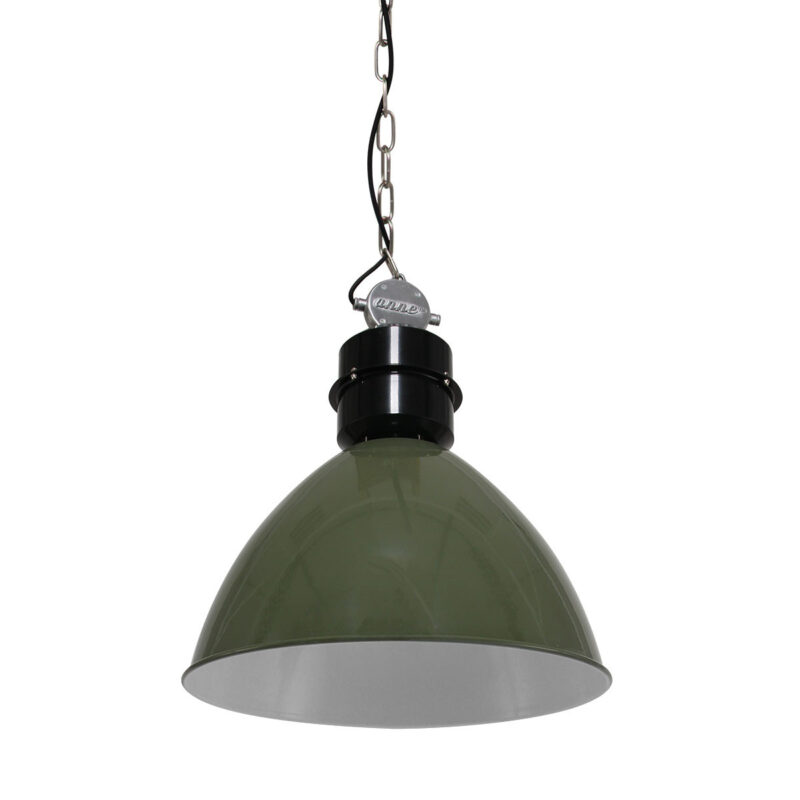 Olijfgroene Hanglamp Frisk 7696G – Stoer en Landelijk Design - Afbeelding 10