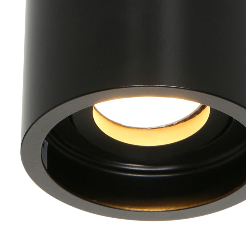 Opbouwspot Pelite spot 1731ZW Zwart Ø8,5cm - Afbeelding 7