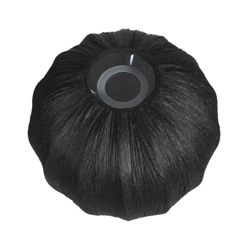 Plafondlamp Bloeba 4369ZW met zwart linnen druppelkapje Ø25 cm - Afbeelding 5
