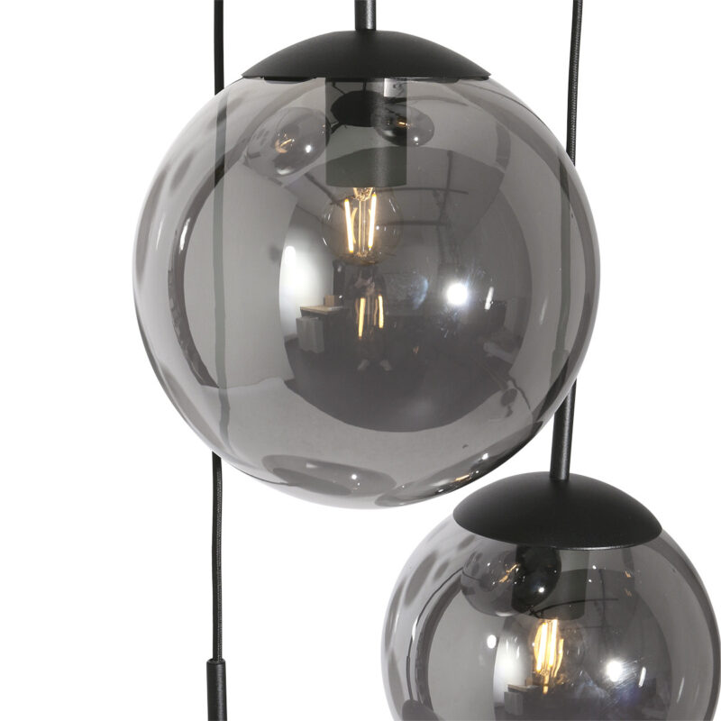 Plafondlamp Bollique New 2730ZW Zwart 5 lichts - Afbeelding 14