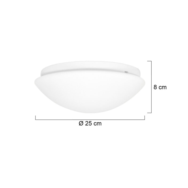 Plafondlamp Ceiling & Wall 2127W Wit Ø25 4 standen dimbaar - Afbeelding 6