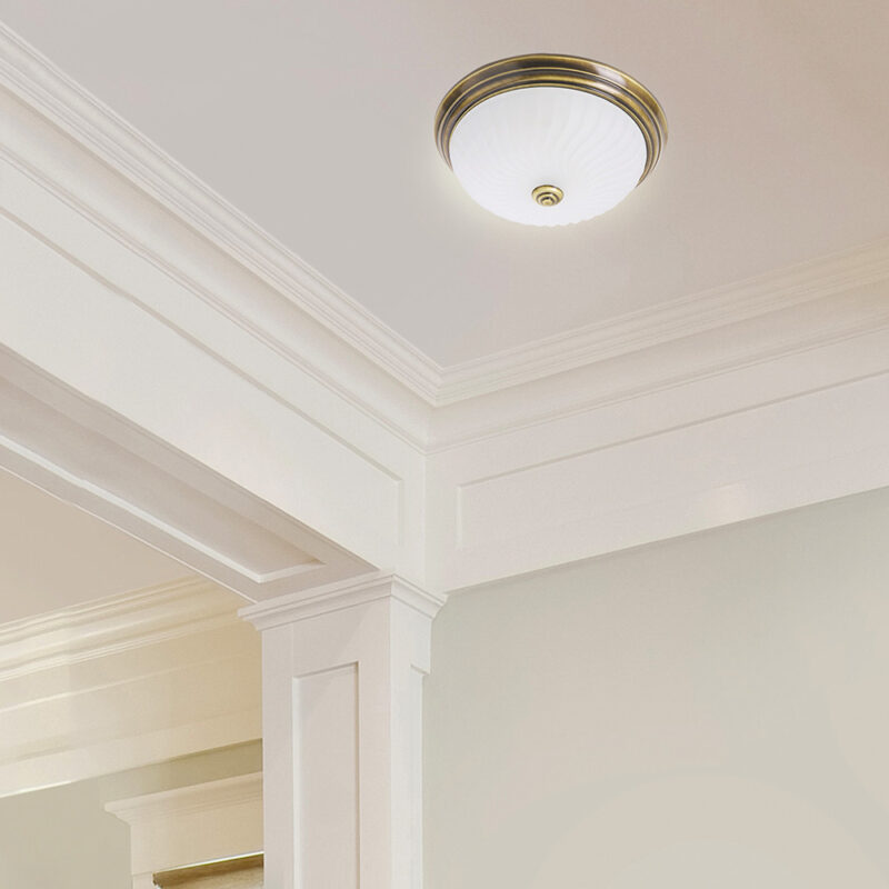 Plafondlamp Ceiling & Wall 2779BR Brons Ø30,5 cm 2 x E27 fittingen - Afbeelding 4