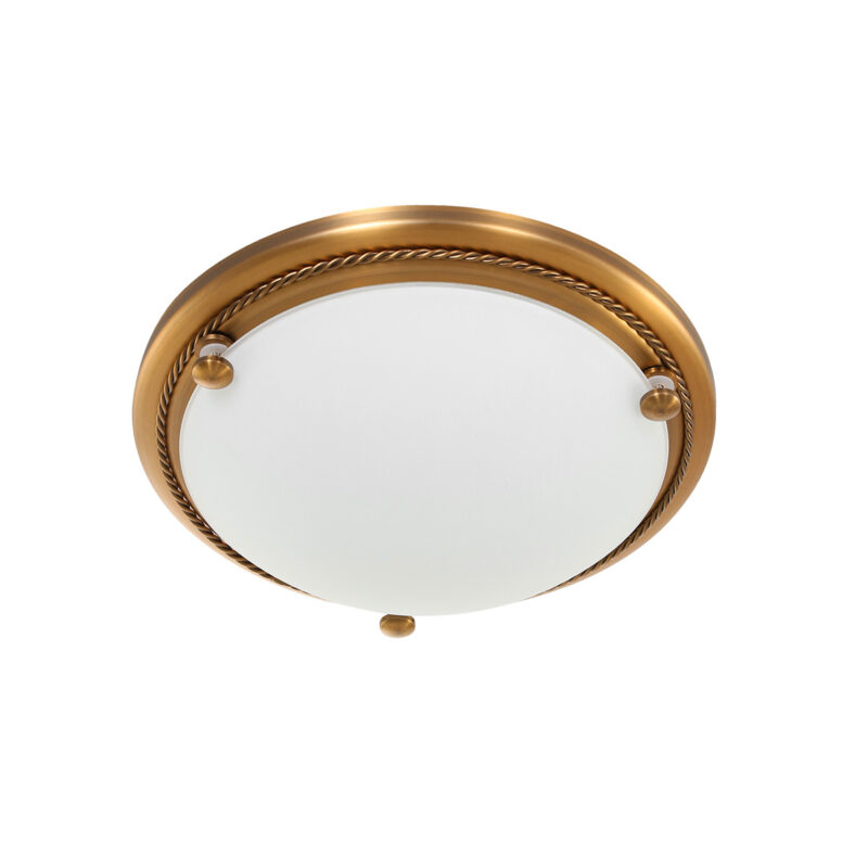 Plafondlamp Ceiling & Wall 2785BR Brons Ø29 cm 2 x E27 fittingen - Afbeelding 2