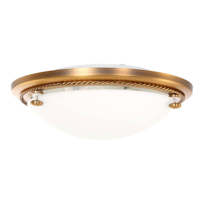 Plafondlamp Ceiling & Wall 2785BR Brons Ø29 cm 2 x E27 fittingen - Afbeelding 11
