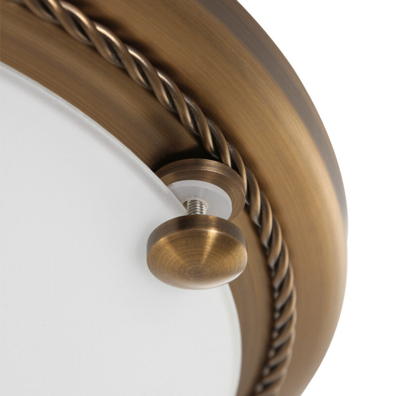 Plafondlamp Ceiling & Wall 2785BR Brons Ø29 cm 2 x E27 fittingen - Afbeelding 5