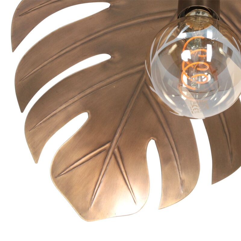 Lámpara de techo Feuilleter 3398BR Bronce 38cm - Imagen 5