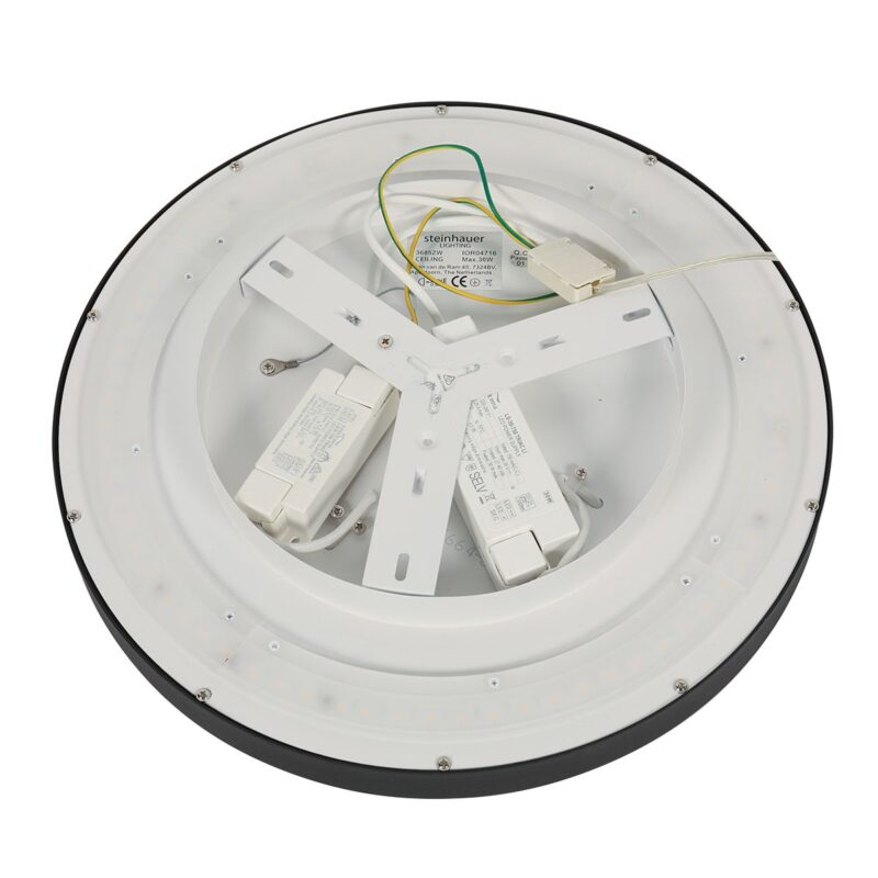 Plafondlamp Flady 3685ZW zwart Ø40 - Afbeelding 18