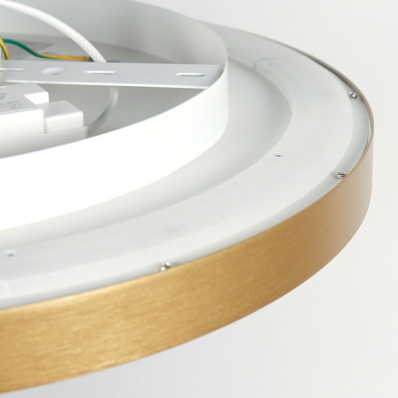 Plafondlamp Flady 3686GO goud Ø50 4600 Lumen - boven en onderlicht - Afbeelding 4