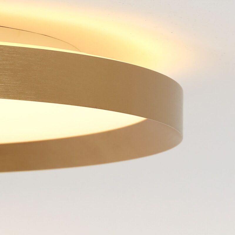 Plafondlamp Flady 3686GO goud Ø50 4600 Lumen - boven en onderlicht - Afbeelding 5