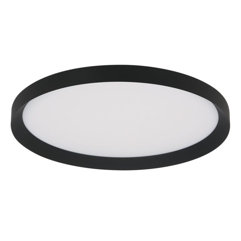Plafondlamp Flady 3686ZW zwart Ø50 4600 Lumen - Afbeelding 2