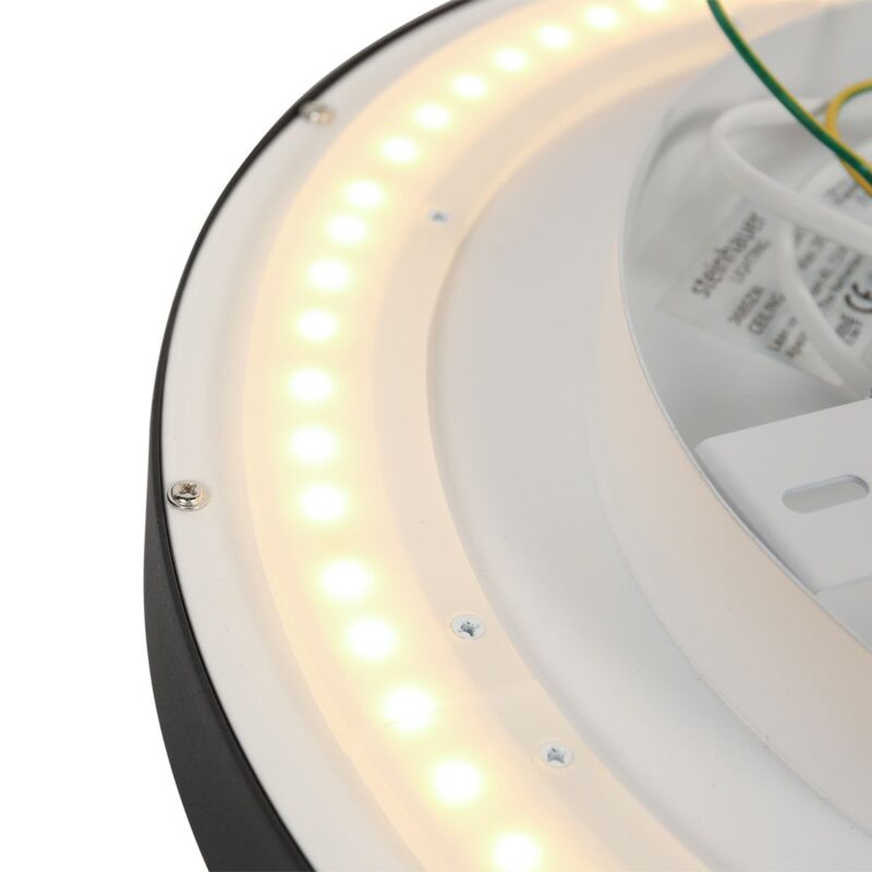 Plafondlamp Flady 3686ZW zwart Ø50 4600 Lumen - Afbeelding 4