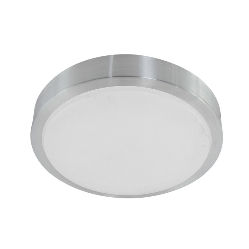 Plafondlamp Galaxy 7831ST Staal ook geschikt voor de badkamer - Afbeelding 2