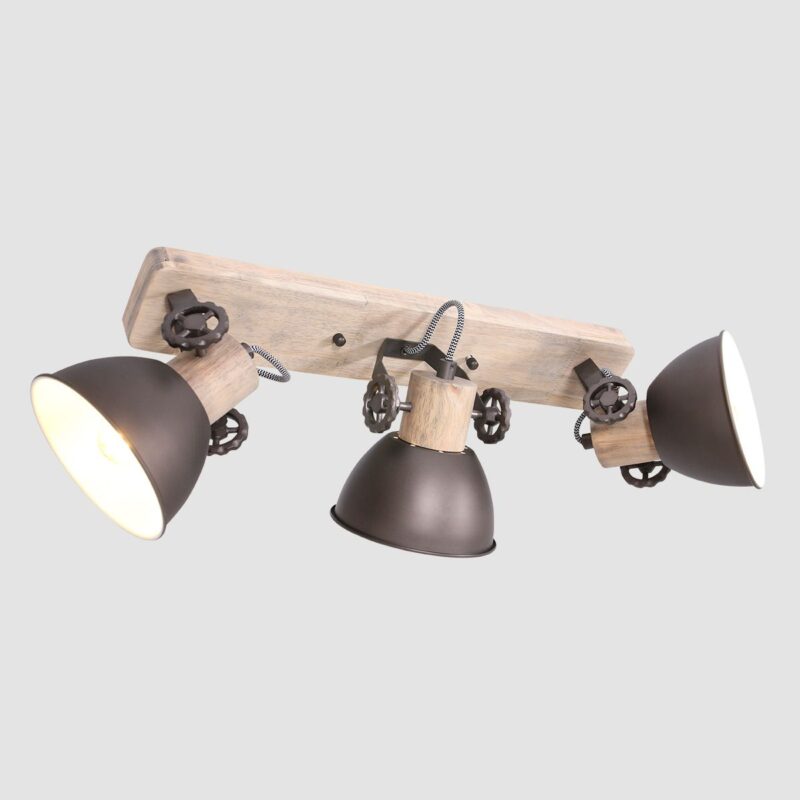 Plafondlamp Gearwood 2133A Antraciet E27 fitting - Afbeelding 12