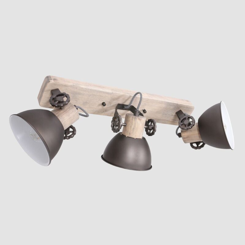 Plafondlamp Gearwood 2133A Antraciet E27 fitting - Afbeelding 13