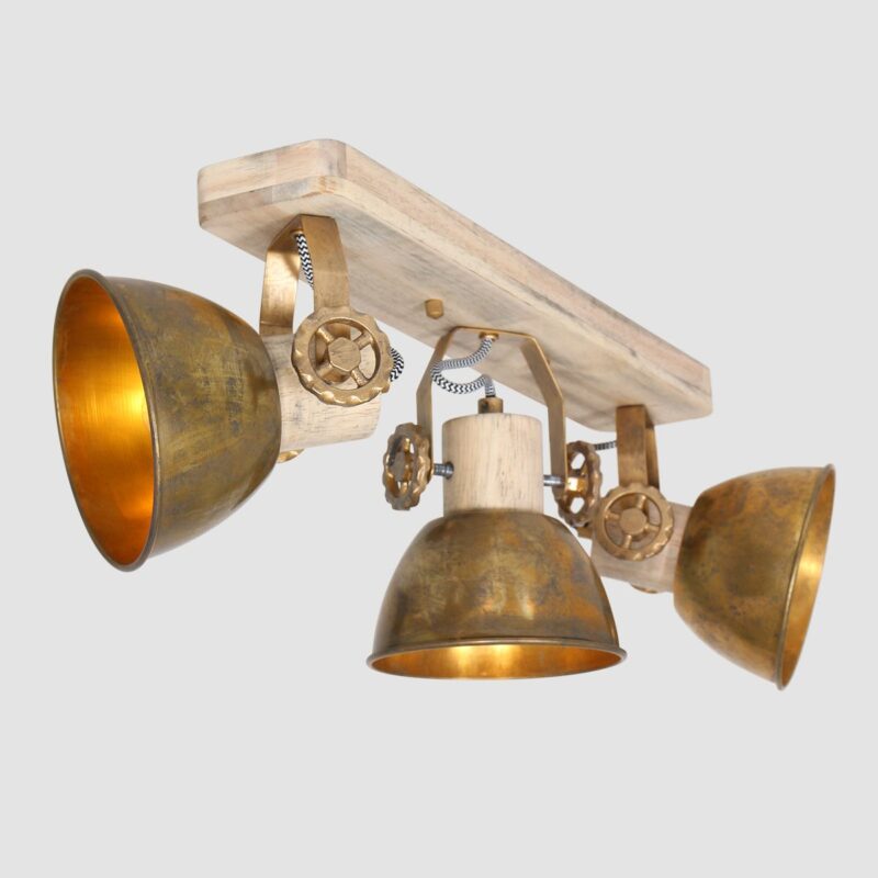 Plafondlamp Gearwood 2133BR Brons E27 - Afbeelding 18