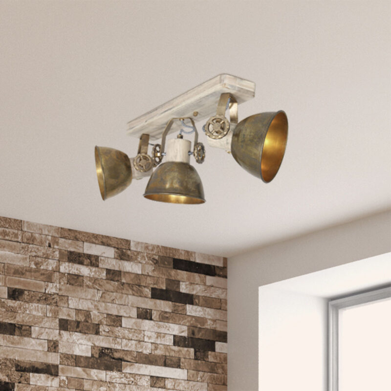 Plafondlamp Gearwood 2133BR Brons E27 - Afbeelding 3