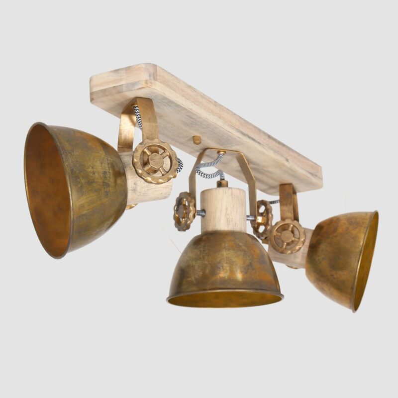 Plafondlamp Gearwood 2133BR Brons E27 - Afbeelding 19