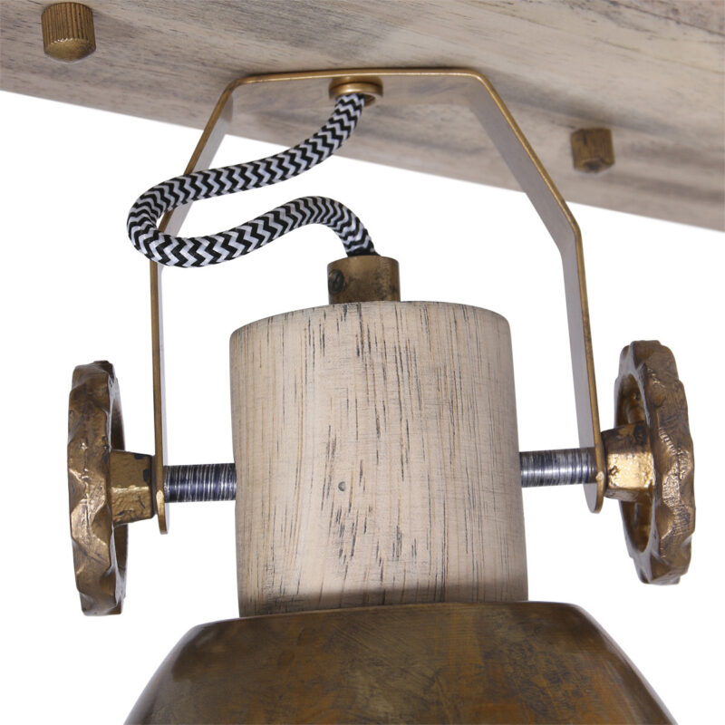 Plafondlamp Gearwood 2133BR Brons E27 - Afbeelding 4
