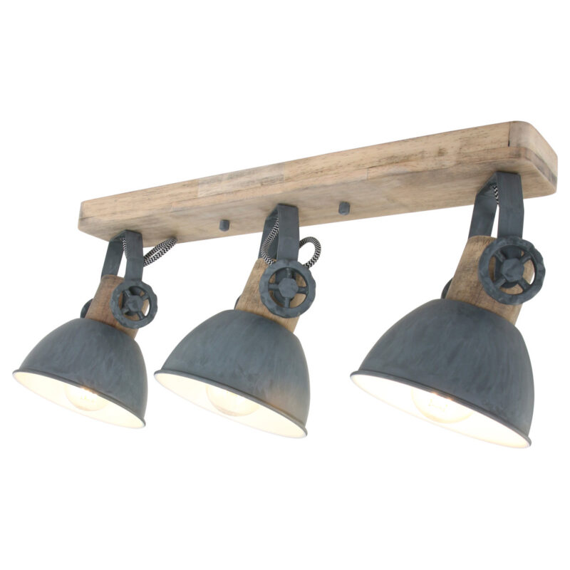 Plafondlamp Gearwood 2133GR Grijs E27 fitting - Afbeelding 2