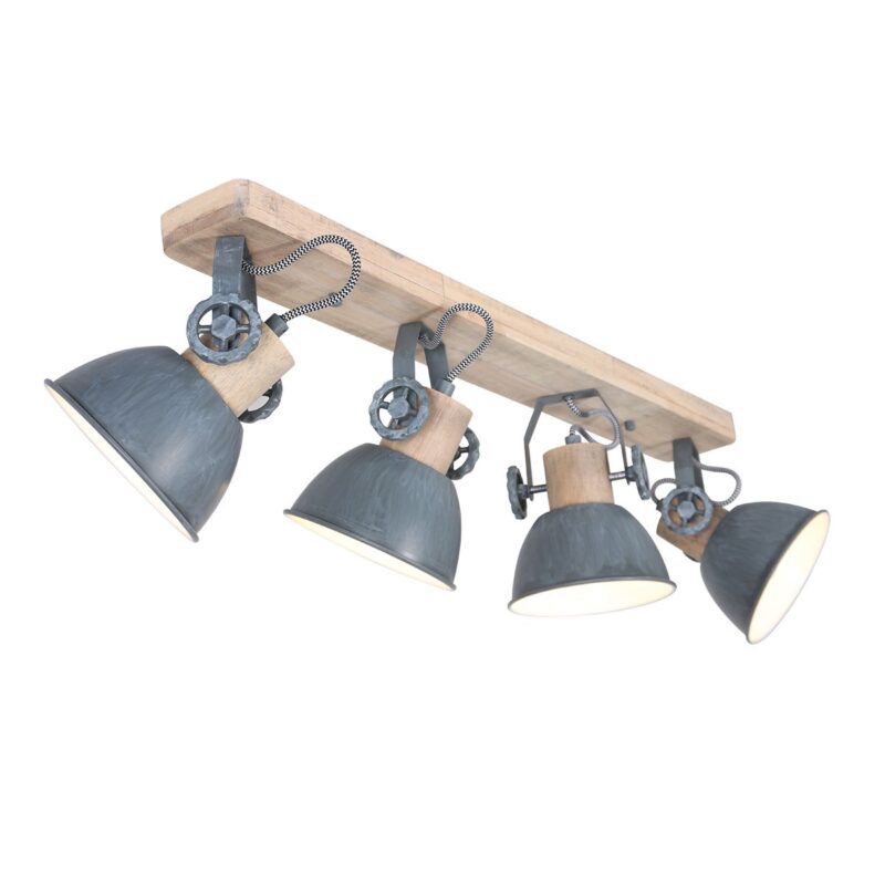 Plafondlamp Gearwood 2729GR Grijs E27 - Afbeelding 2