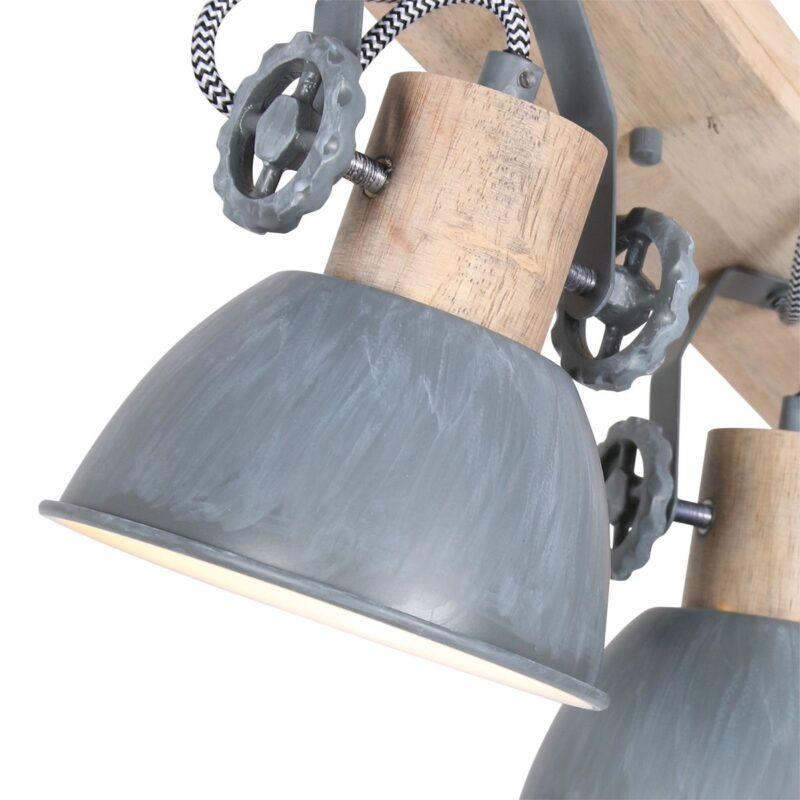 Plafondlamp Gearwood 2729GR Grijs E27 - Afbeelding 3