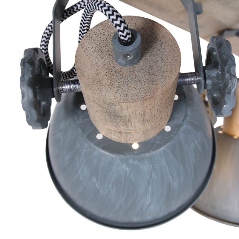 Plafondlamp Gearwood 2729GR Grijs E27 - Afbeelding 5
