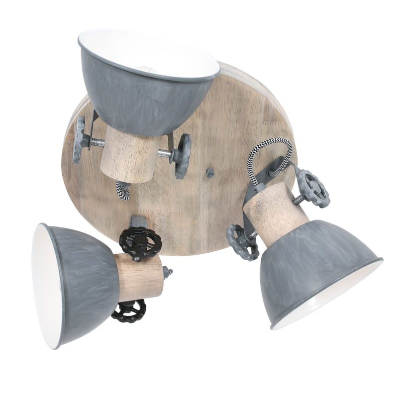 Plafondlamp Gearwood 3063GR Grijs E27 - Afbeelding 2