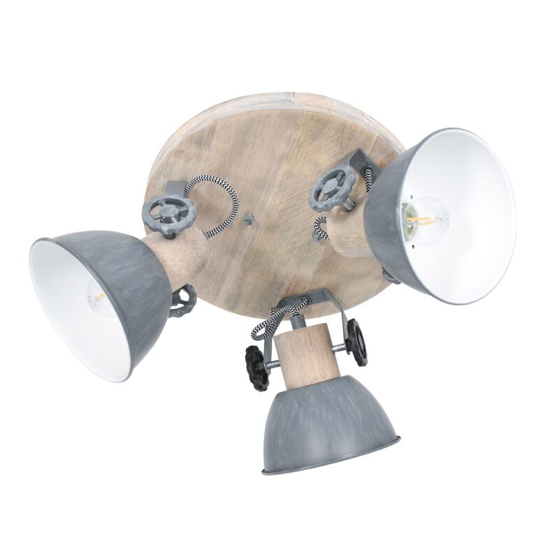 Plafondlamp Gearwood 3063GR Grijs E27 - Afbeelding 15