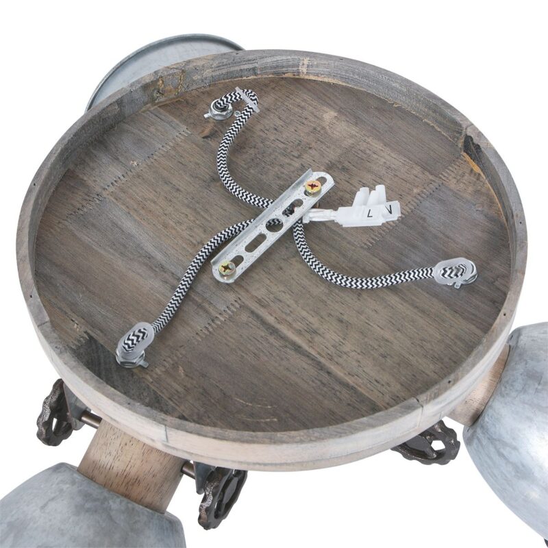 Plafondlamp Gearwood 3063GR Grijs E27 - Afbeelding 16
