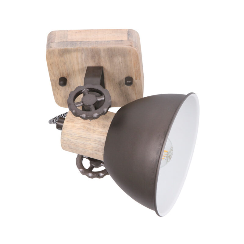Plafondlamp Gearwood 7968A Antraciet E27 - Afbeelding 11