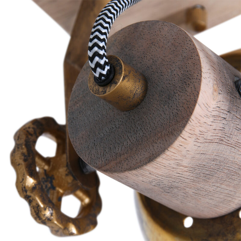 Plafondlamp Gearwood 7968BR Brons E27 fitting - Afbeelding 4