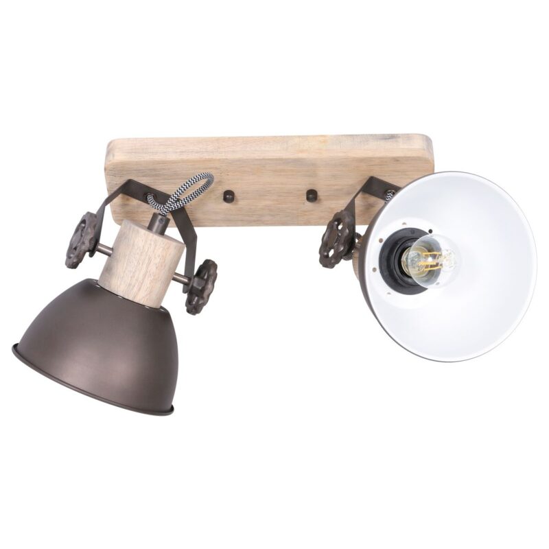 Plafondlamp Gearwood 7969A Antraciet E27 fitting - Afbeelding 9