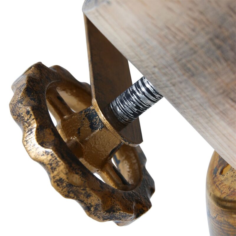 Plafondlamp Gearwood 7969BR Brons E27 fitting - Afbeelding 9