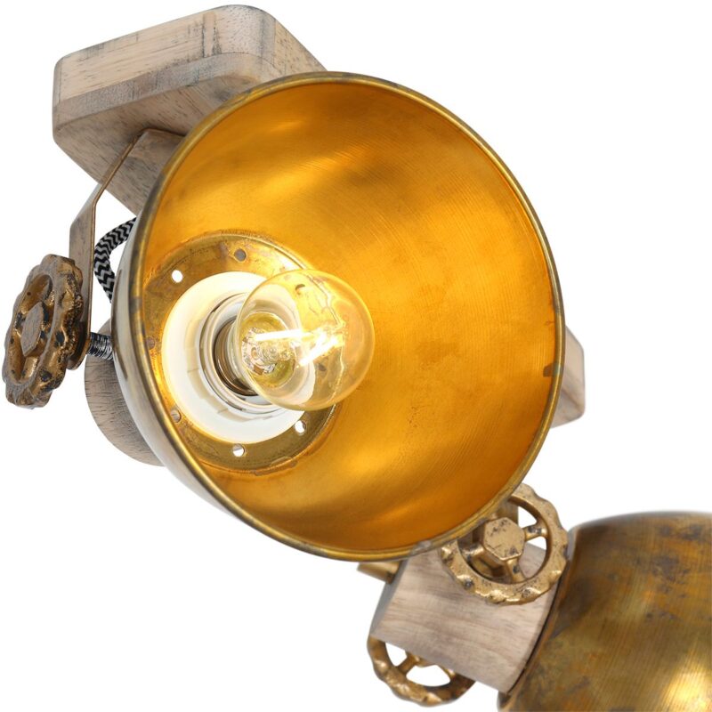 Plafondlamp Gearwood 7969BR Brons E27 fitting - Afbeelding 12