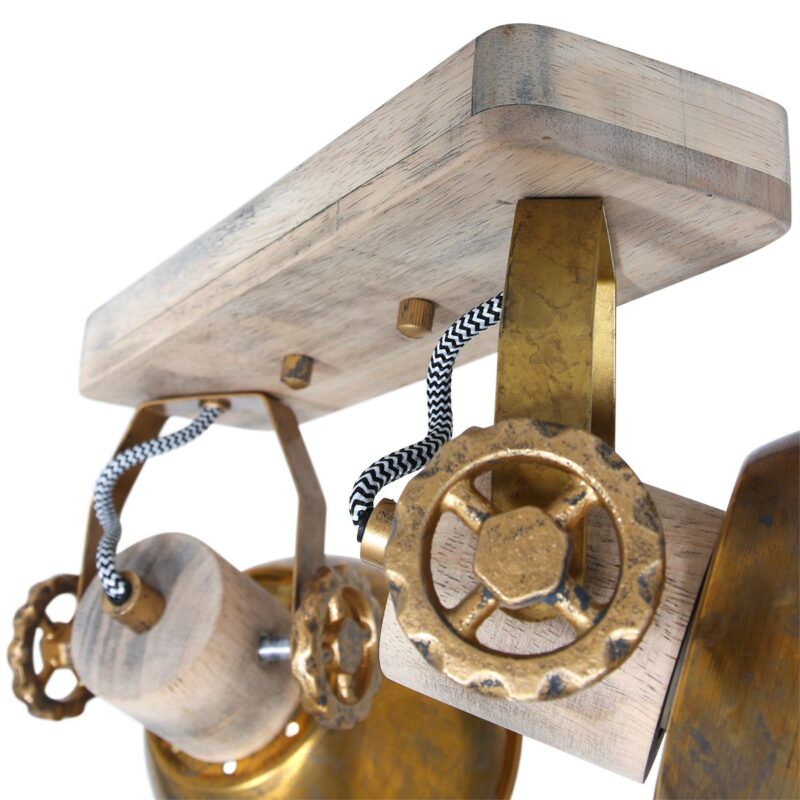 Plafondlamp Gearwood 7969BR Brons E27 fitting - Afbeelding 14