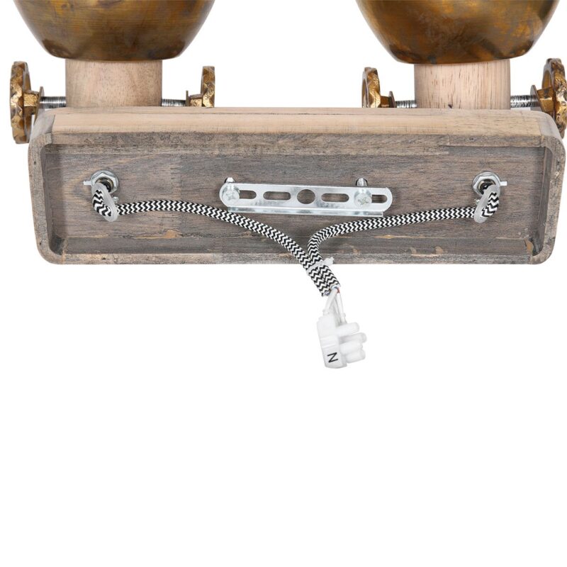 Plafondlamp Gearwood 7969BR Brons E27 fitting - Afbeelding 18