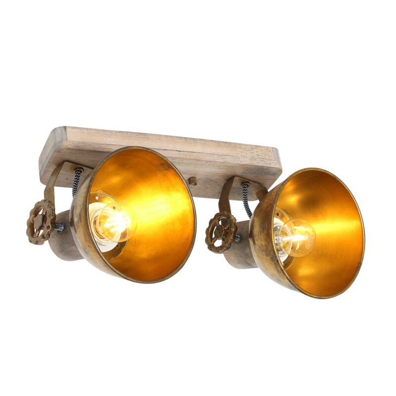 Plafondlamp Gearwood 7969BR Brons E27 fitting - Afbeelding 19