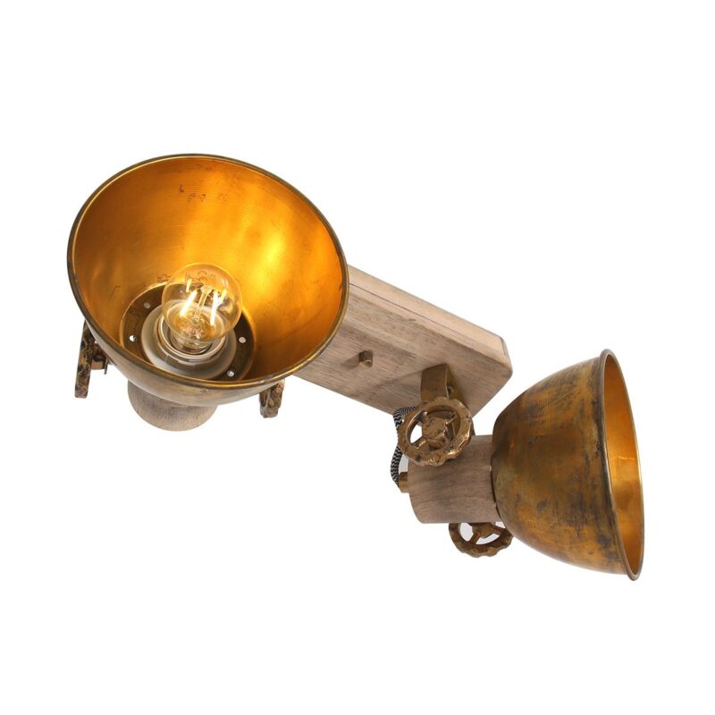 Plafondlamp Gearwood 7969BR Brons E27 fitting - Afbeelding 20