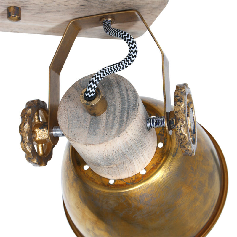Plafondlamp Gearwood 7969BR Brons E27 fitting - Afbeelding 4