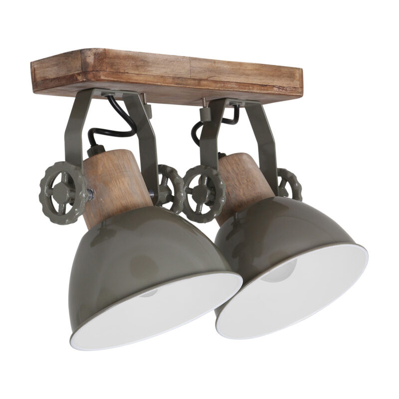 Plafondlamp Gearwood 7969G Groen E27 fittingen - Afbeelding 2