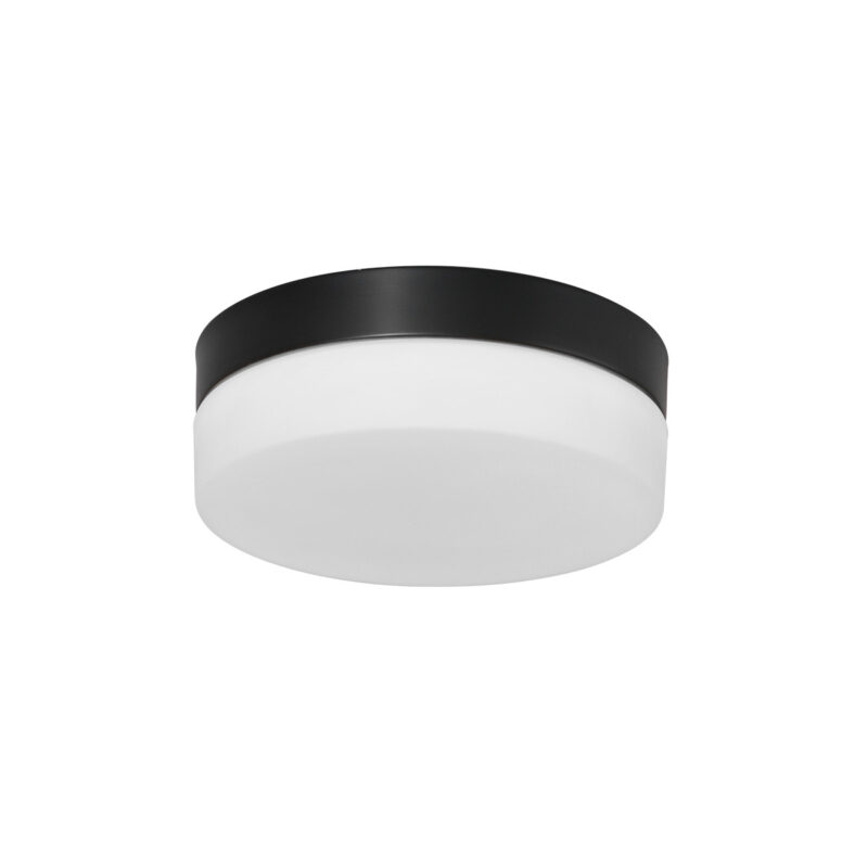 Plafondlamp Ikaro 1362ZW Zwart Ø18cm met 4 standen dimmer - Afbeelding 2
