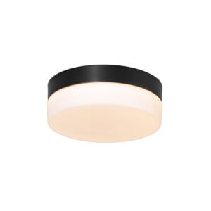 Plafondlamp Ikaro 1362ZW Zwart Ø18cm met 4 standen dimmer