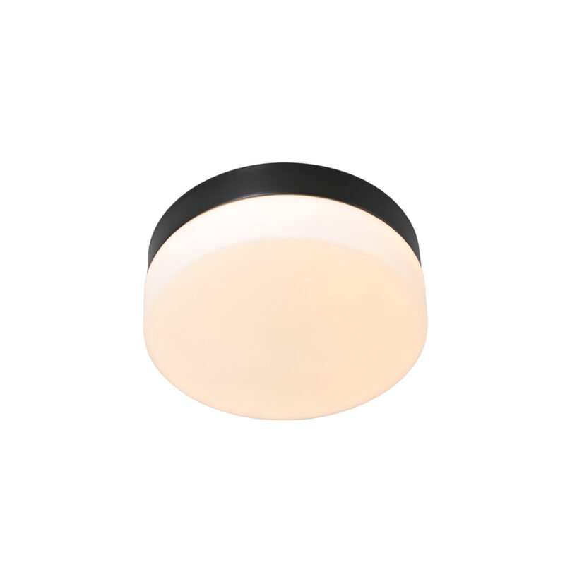 Plafondlamp Ikaro 1362ZW Zwart Ø18cm met 4 standen dimmer - Afbeelding 4