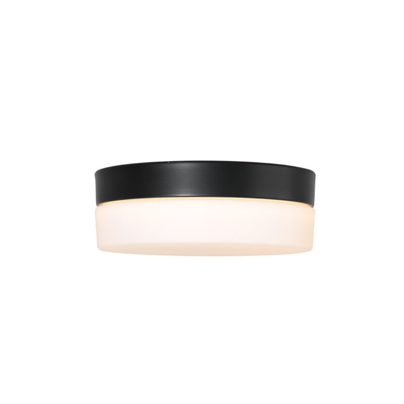 Plafondlamp Ikaro 1362ZW Zwart Ø18cm met 4 standen dimmer - Afbeelding 5