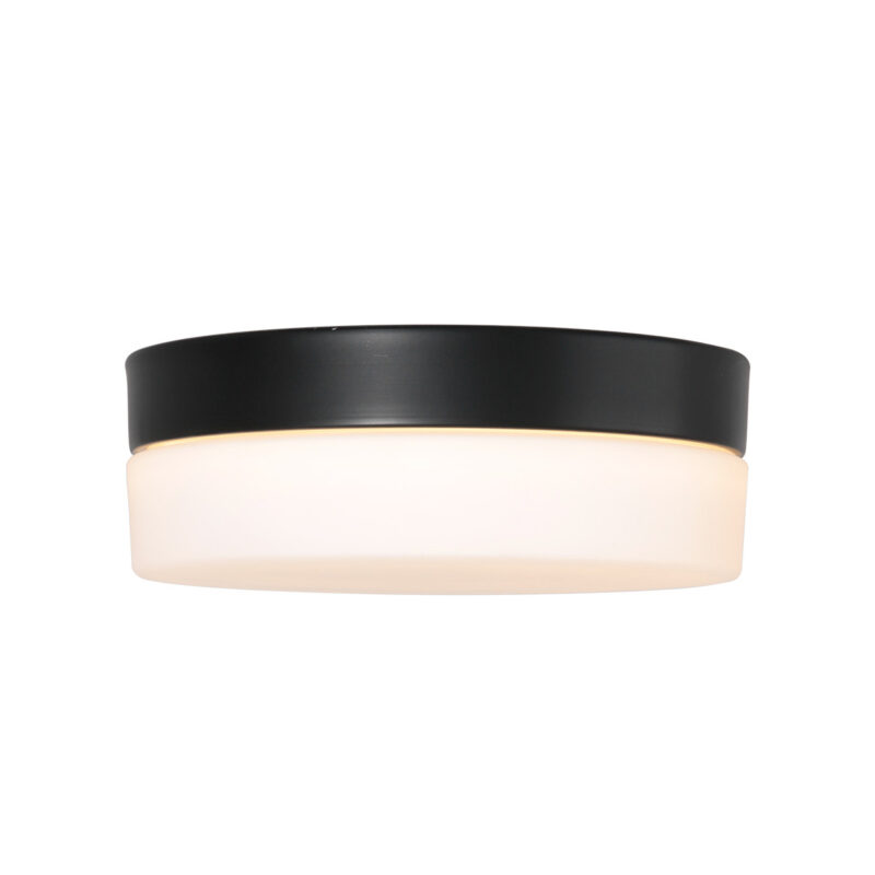 Plafondlamp Ikaro 1363ZW Zwart Ø24cm met 4 standen dimmer - Afbeelding 5