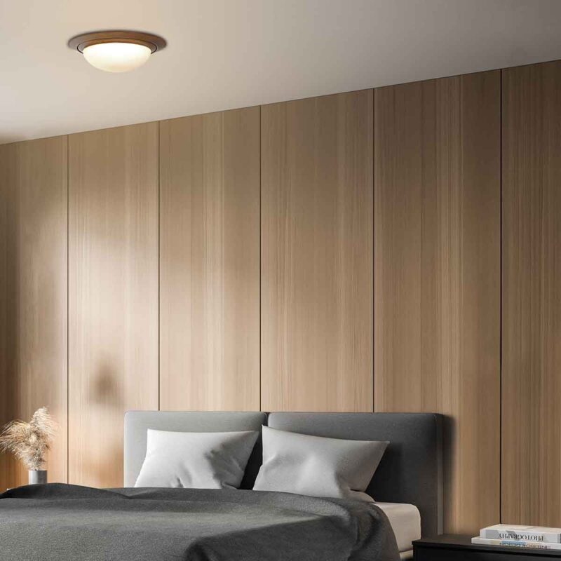 Plafondlamp Ikaro 1365BR Brons Ø24cm 4 stappen dimbaar - Afbeelding 3