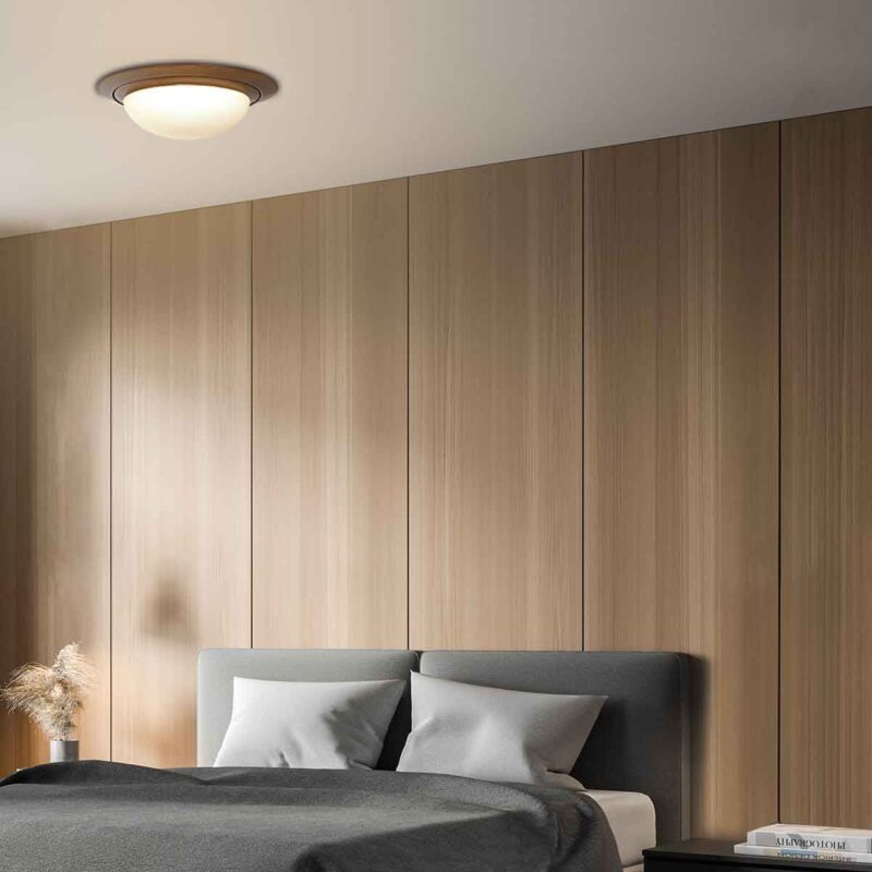 Plafondlamp Ikaro 1366BR Brons Ø29cm 4 stappen dimbaar - Afbeelding 3